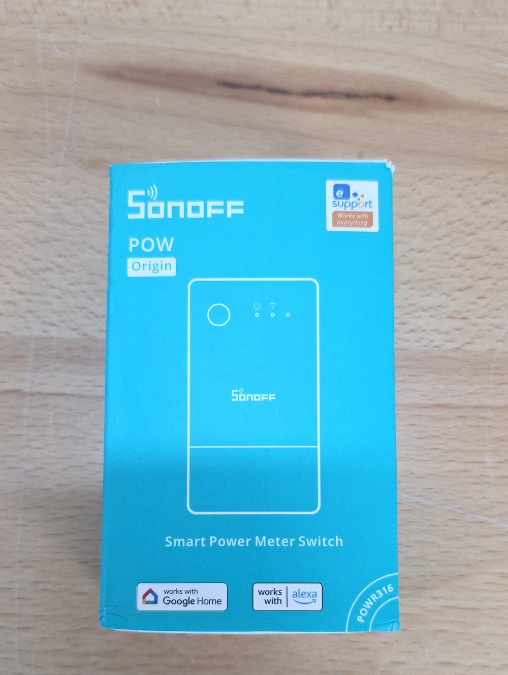 Sonoff POW Origin Smart Power Meter Switch - Bright Teal Box 16A 2901